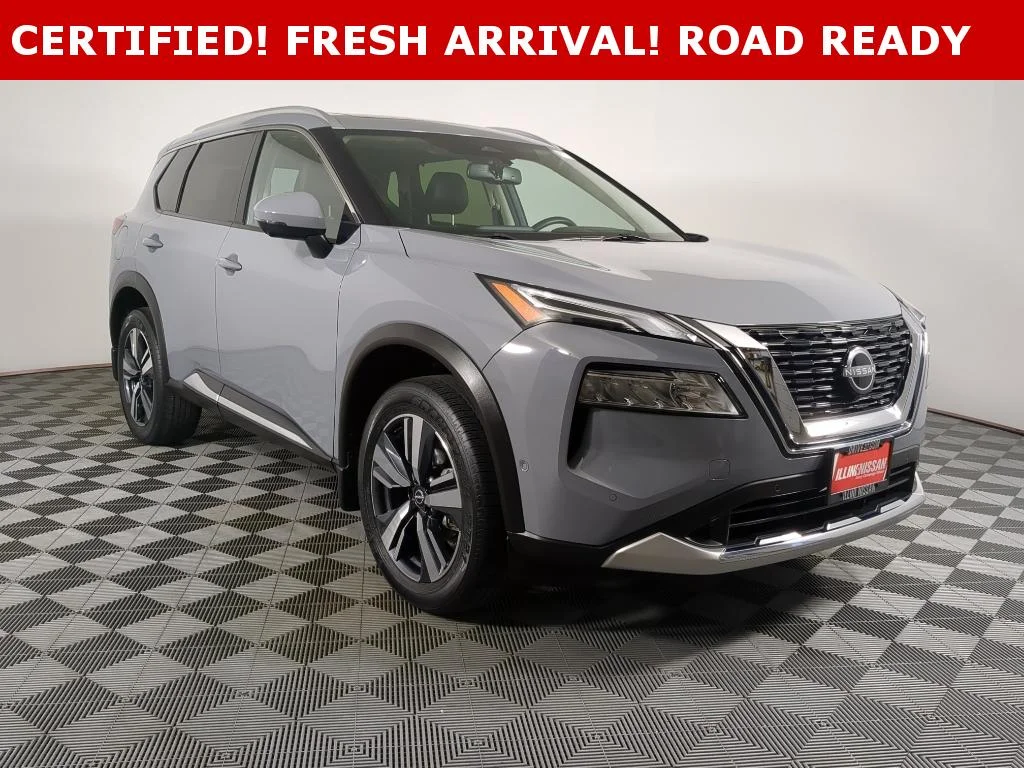 Certified Used 2023 Boulder Gray Pearl Nissan Platinum image 1