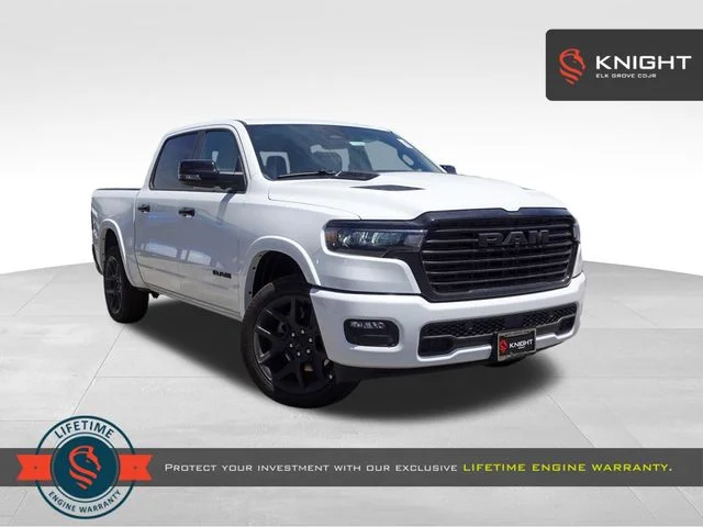 New 2026 Bright White Clear-Coat Exterior Paint RAM Laramie image 1