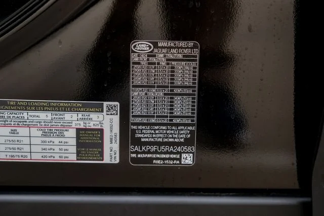Certified Used 2024 Santorini Black Metallic Land Rover SE image 75