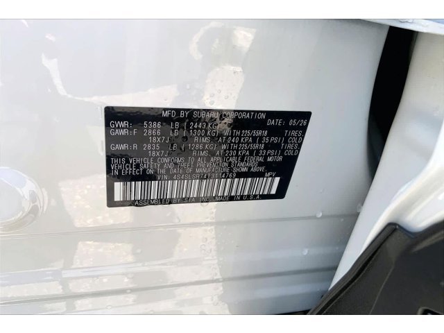 New 2026 CRYSTAL WHITE PEARL Subaru Limited Hybrid image 18