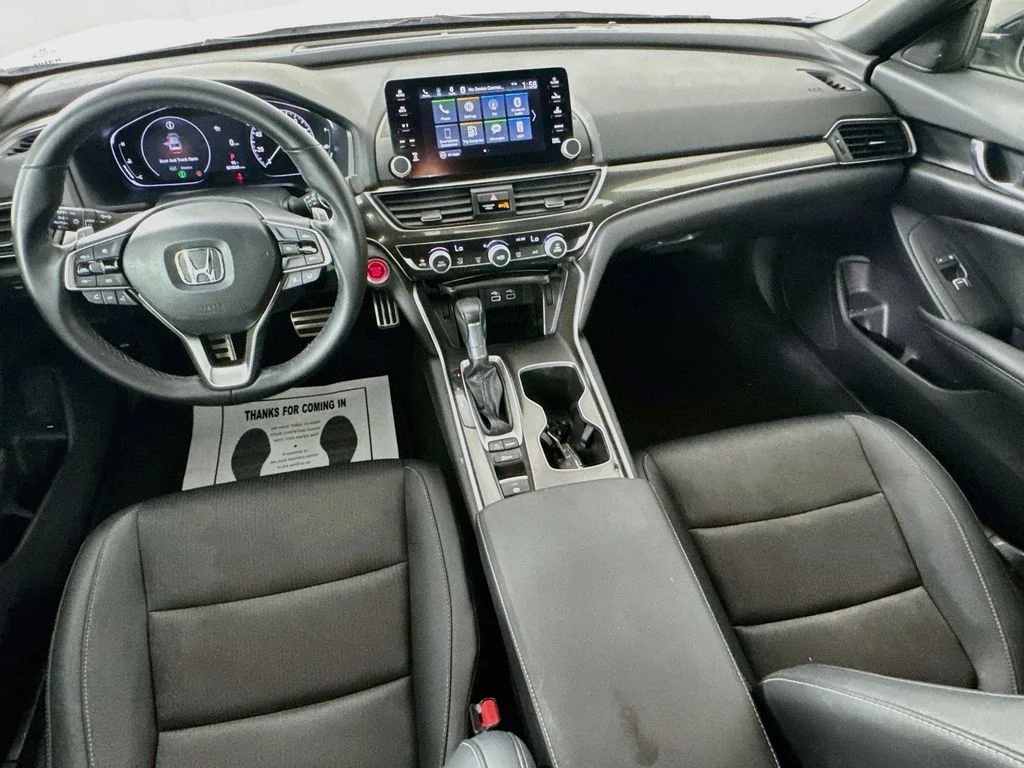 Certified Used 2022 Platinum White Pearl Honda Sport image 27