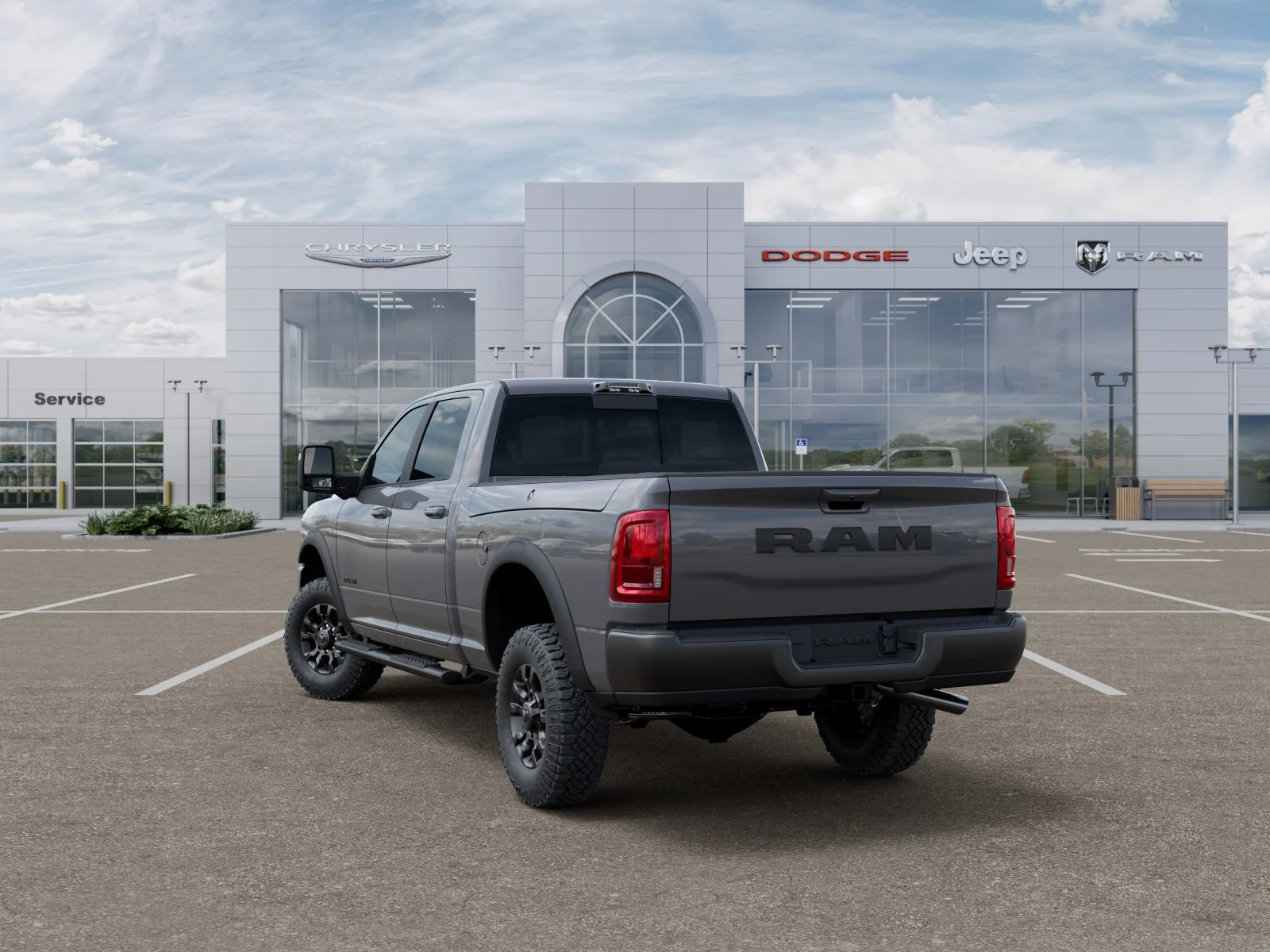 New 2026 Ceramic Gray Clear-Coat Exterior Paint RAM Power Wagon image 30