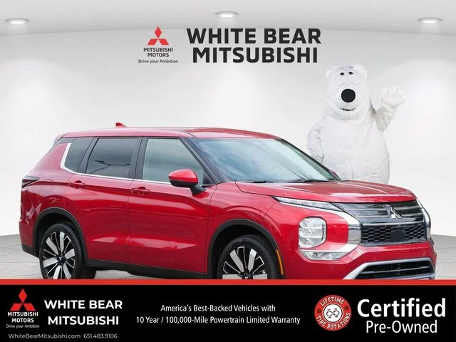 Certified Used 2025 Red Diamond Mitsubishi SE image 1