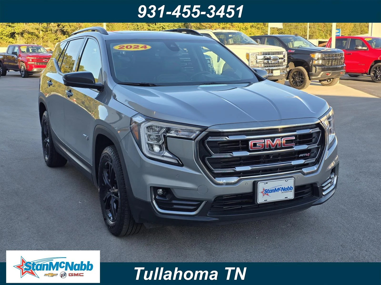 Certified Used 2024 Sterling Metallic GMC AT4 image 1