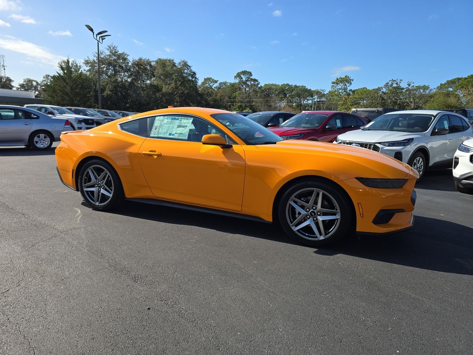 New 2026 Orange Fury Metallic Tri-coat Ford EcoBoost Premium image 2