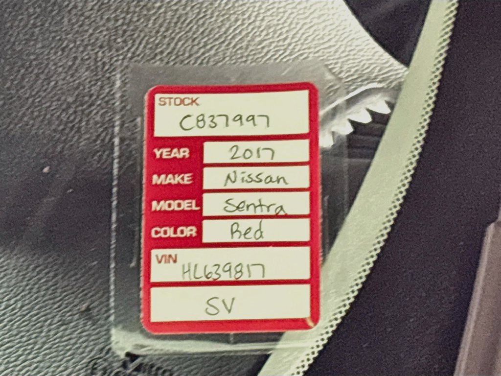 Used 2017 Red Nissan SV image 24