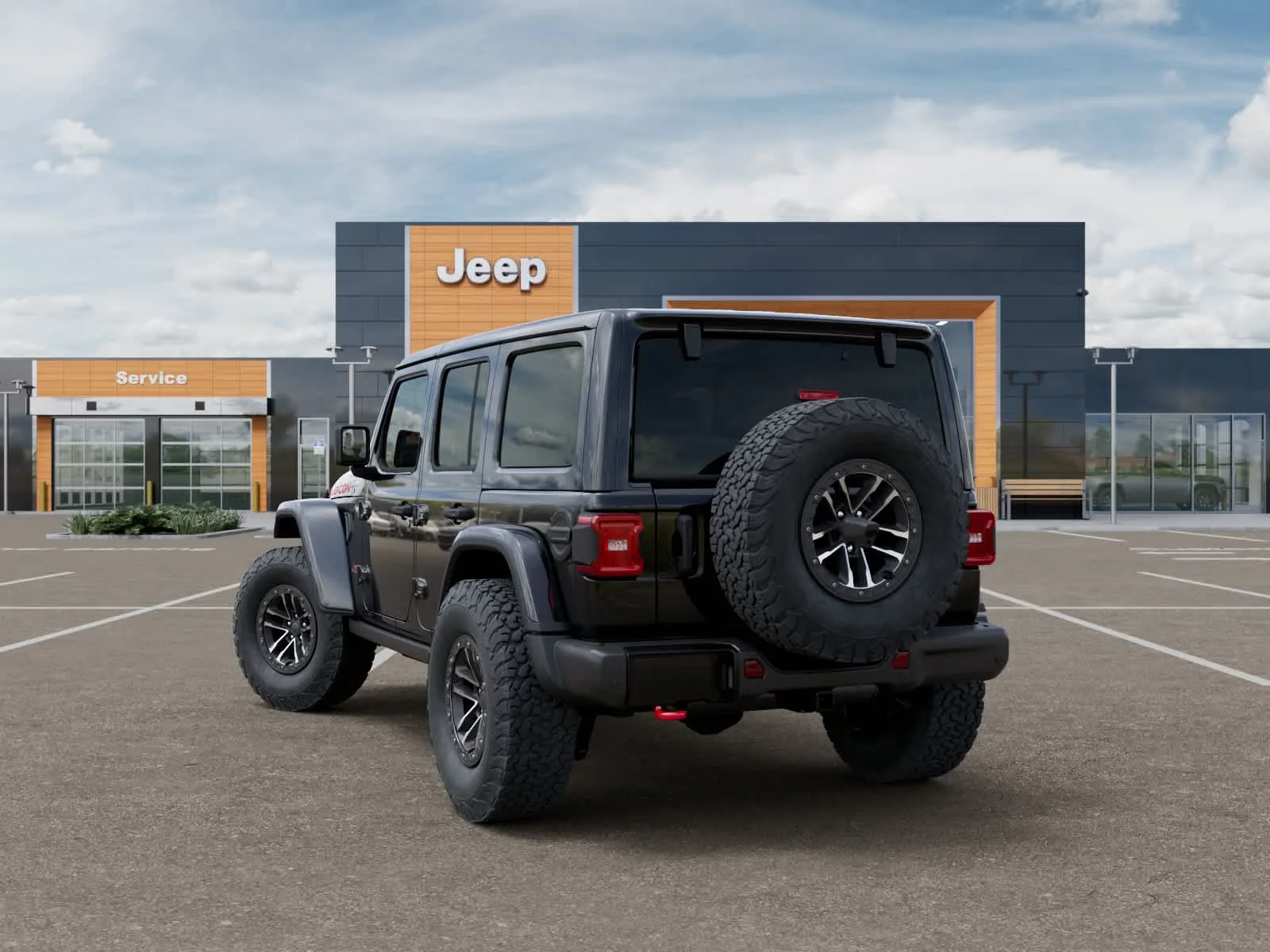 New 2026 Black Clearcoat Jeep Rubicon X image 3