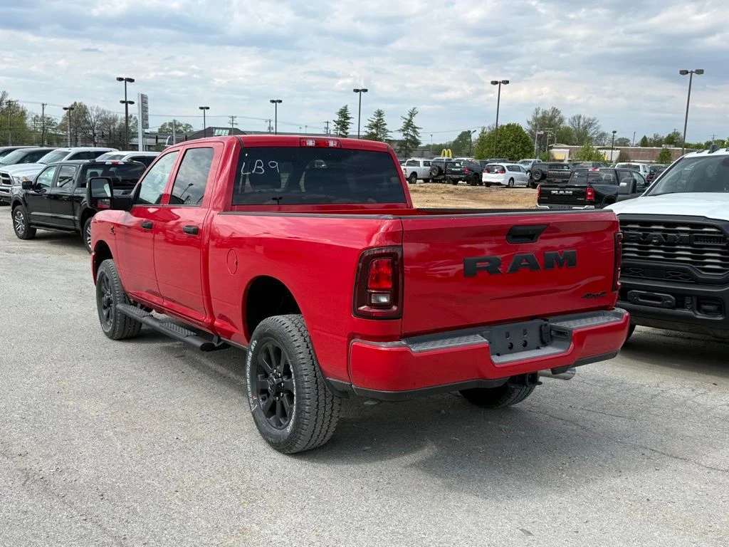 New 2026 Flame Red Clear-Coat Exterior Paint RAM Tradesman image 8