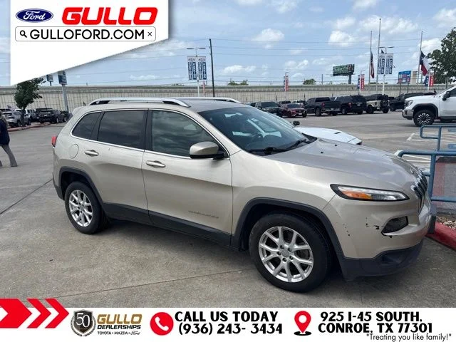 Used 2015 Jeep Cherokee Latitude with VIN 1C4PJLCB2FW676871 for sale in Conroe, TX