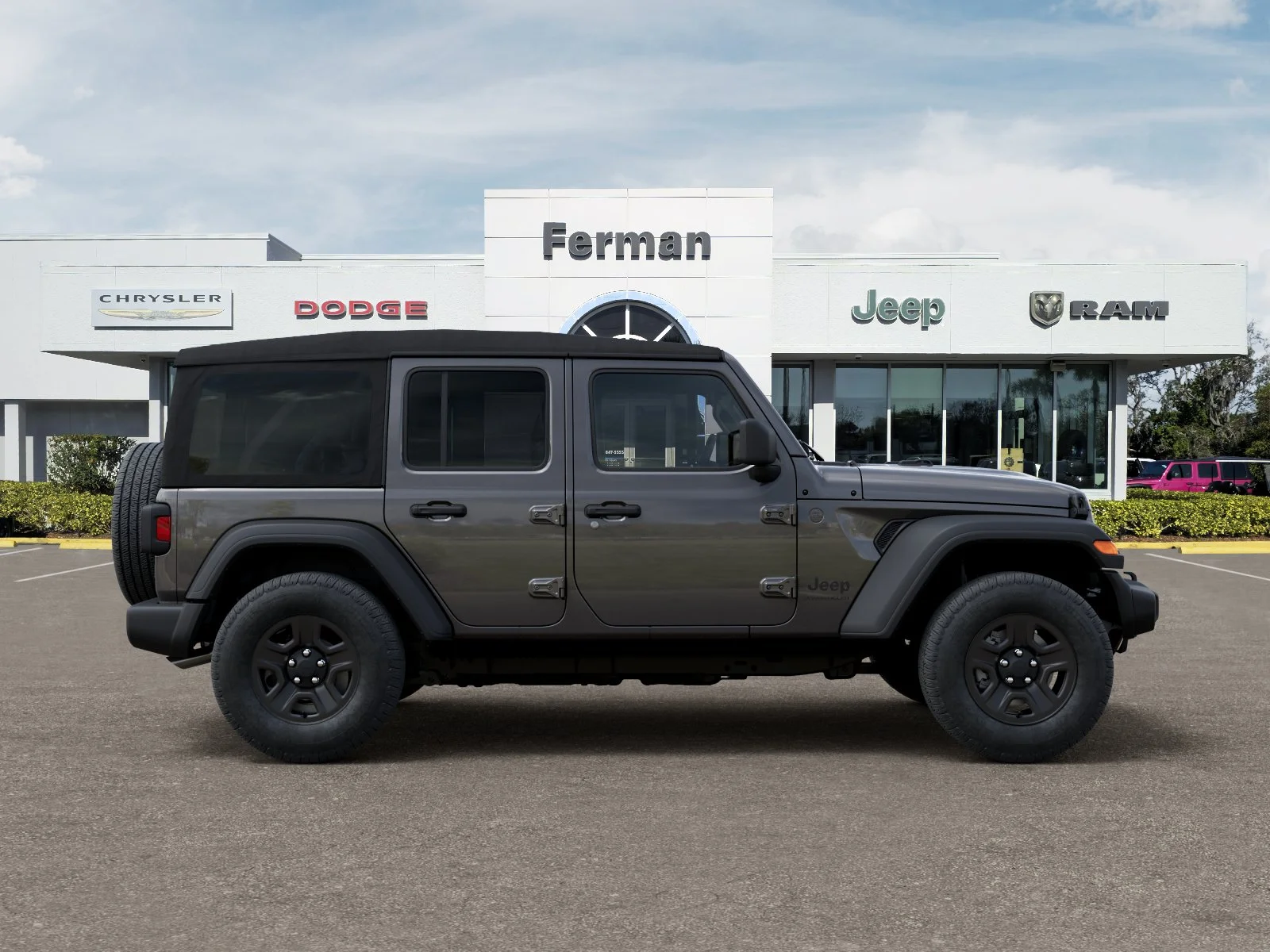 New 2026 Granite Crystal Metallic Clear-Coat Exterior Paint Jeep Sport image 51
