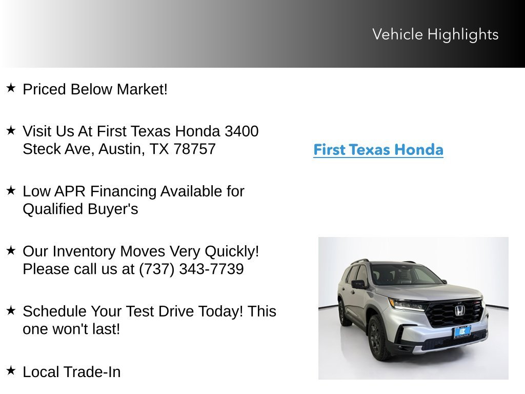 Certified Used 2024 Silver Honda TrailSport image 10