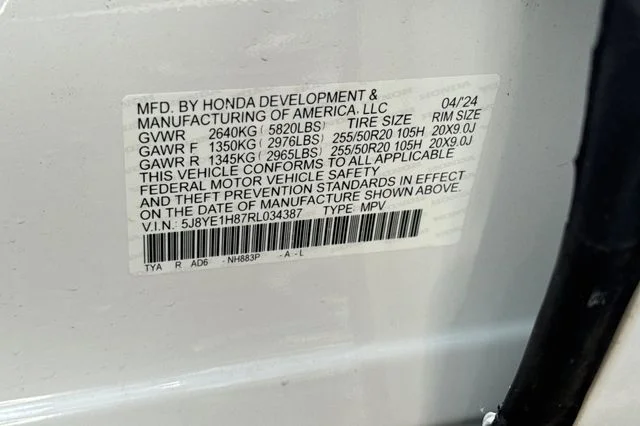 Certified Used 2024 Platinum White Pearl Acura SH-AWD ADVANCE image 36