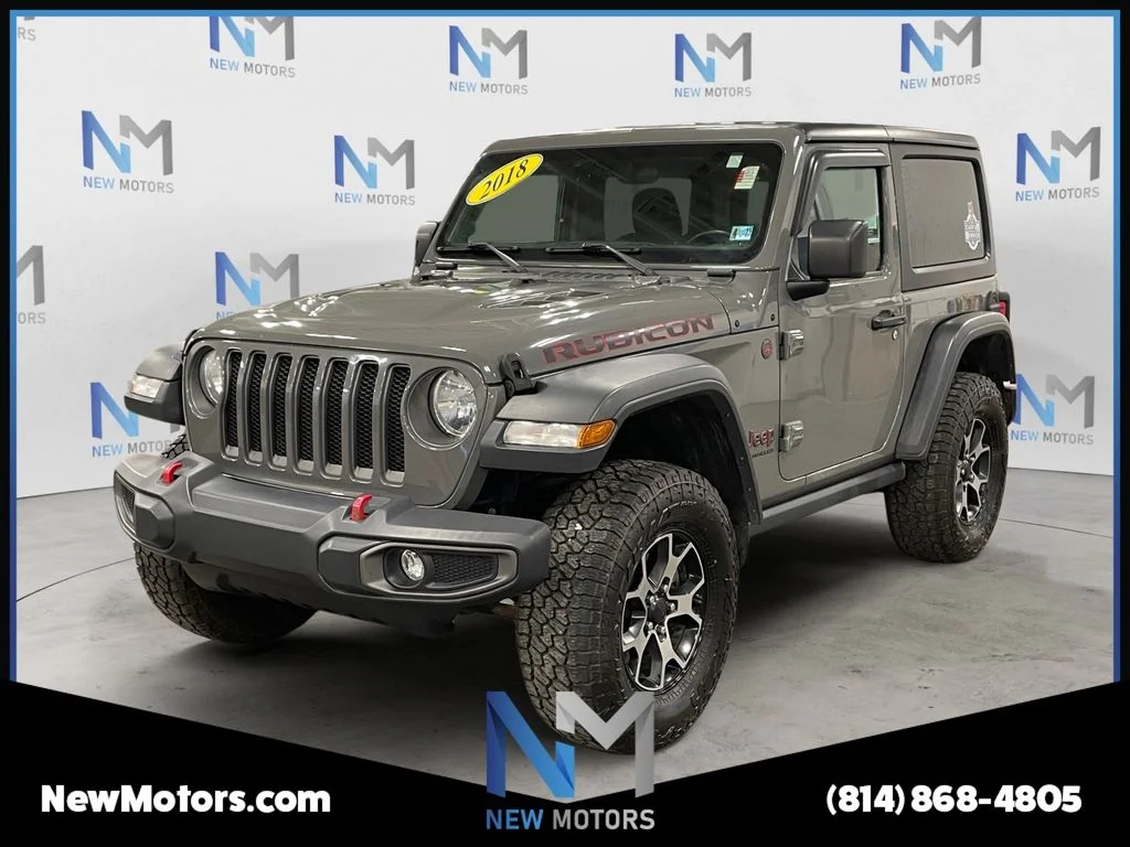 Used 2018 Gray Clearcoat Jeep Rubicon image 1