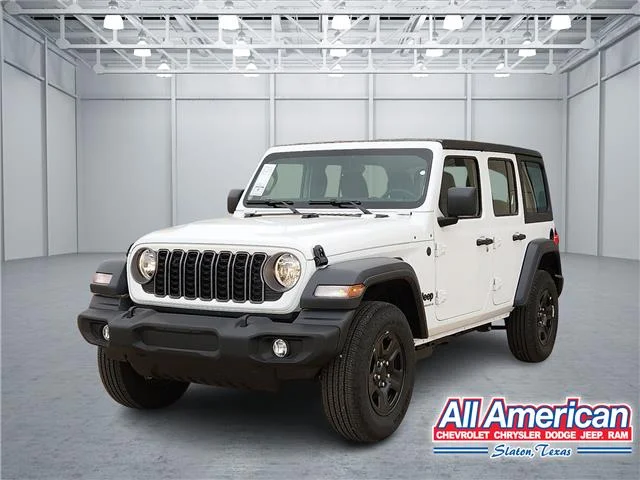 New 2026 White Jeep 4-DOOR SPORT image 1