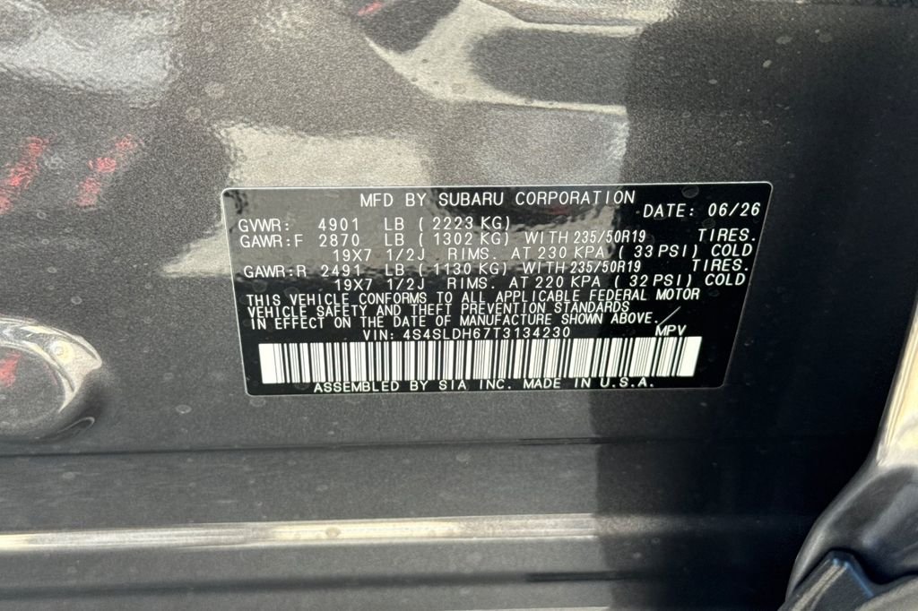 New 2026 MAGNETITE GRAY METALLIC Subaru Sport Onyx Edition image 37
