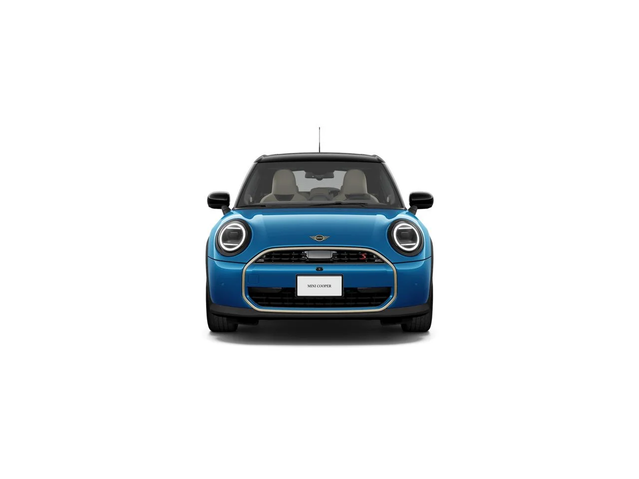 New 2027 Icy Sunshine Blue Metallic MINI ICONIC image 2