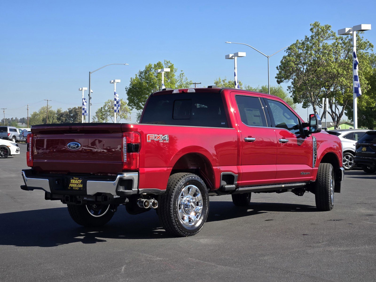 New 2026 Ruby Red Metallic Tinted Clearcoat Ford F-250® Lariat® image 4