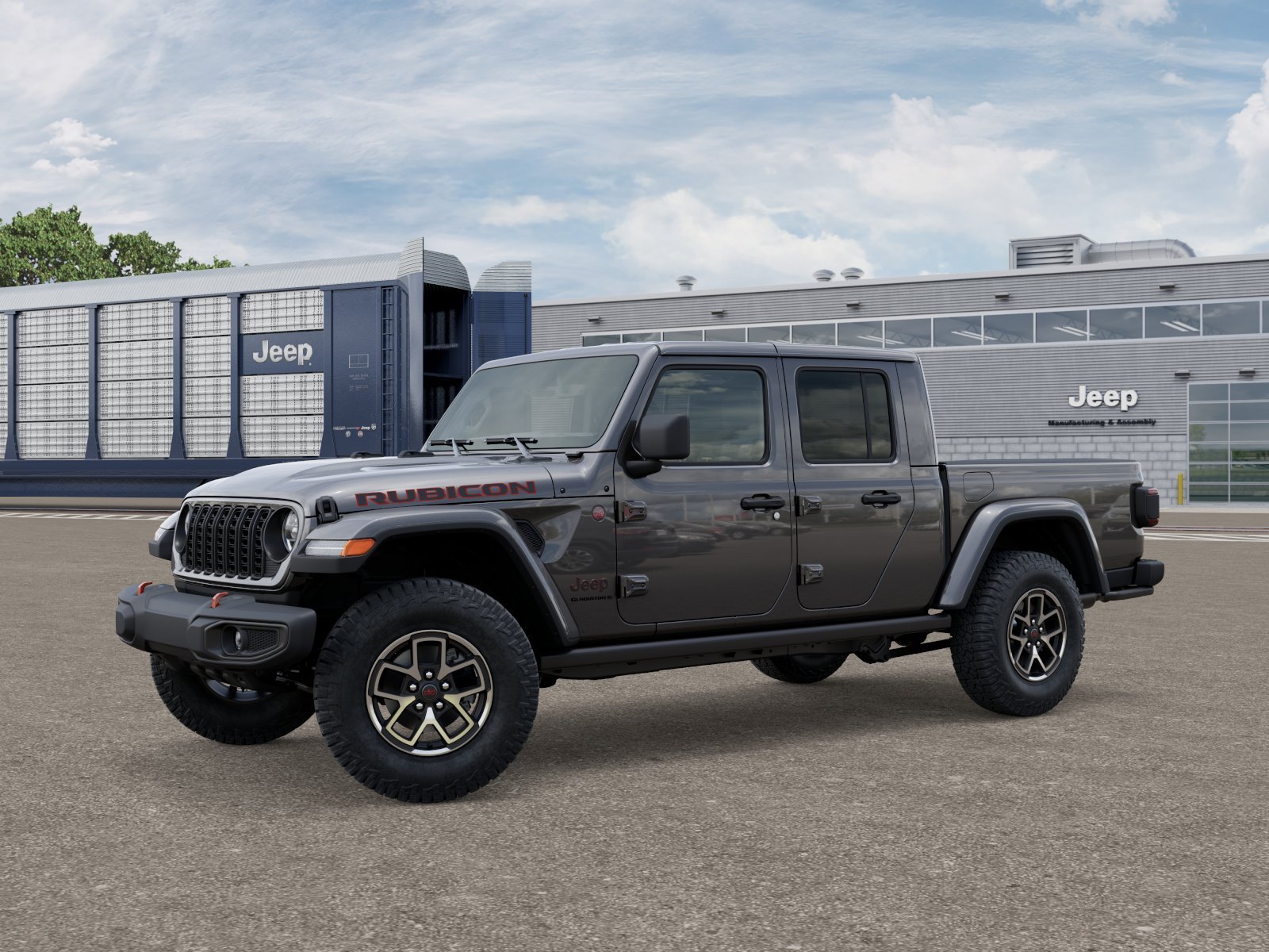 New 2027 Granite Crystal Metallic Clearcoat Jeep Rubicon image 1