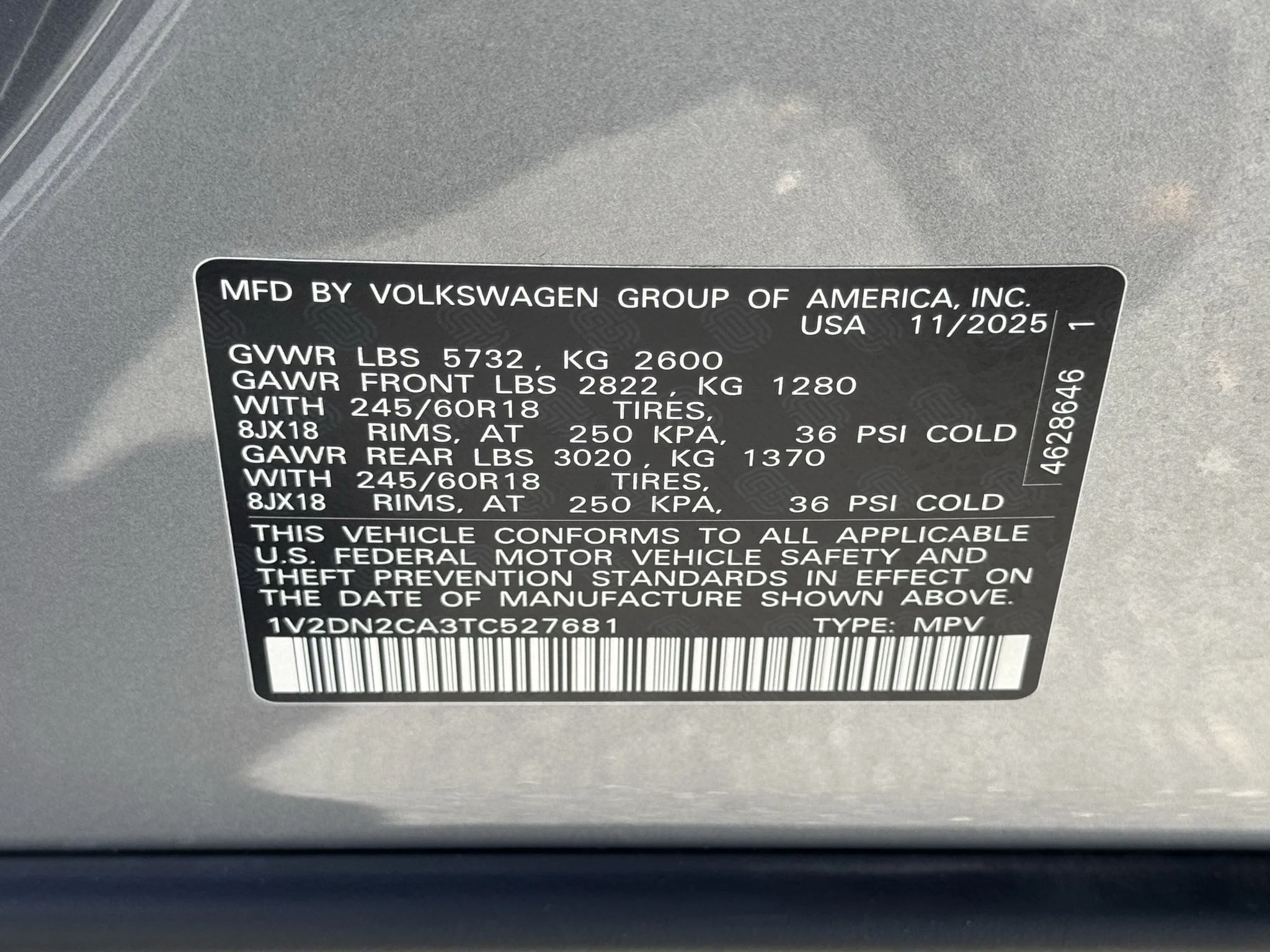 Used 2026 Silver Mist Metallic Volkswagen 2.0T SE image 37