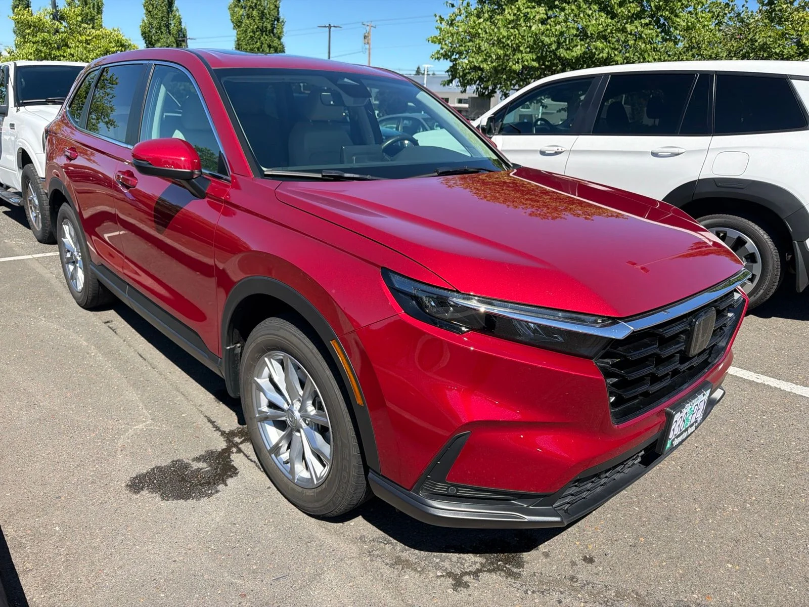 Certified Used 2023 Radiant Red Metallic Honda EX-L image 3