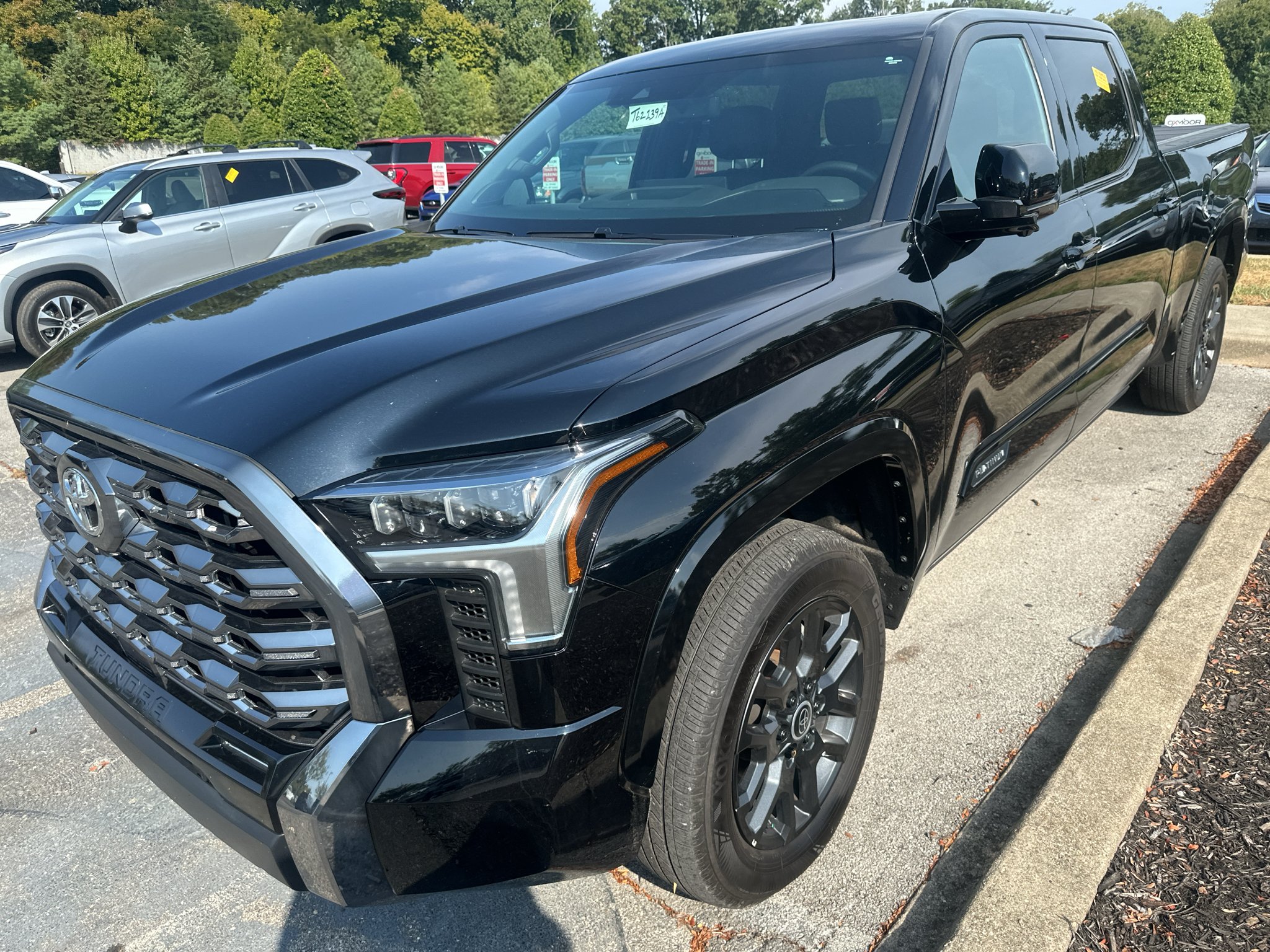 Used 2024 Midnight Black Metallic Toyota Platinum image 3