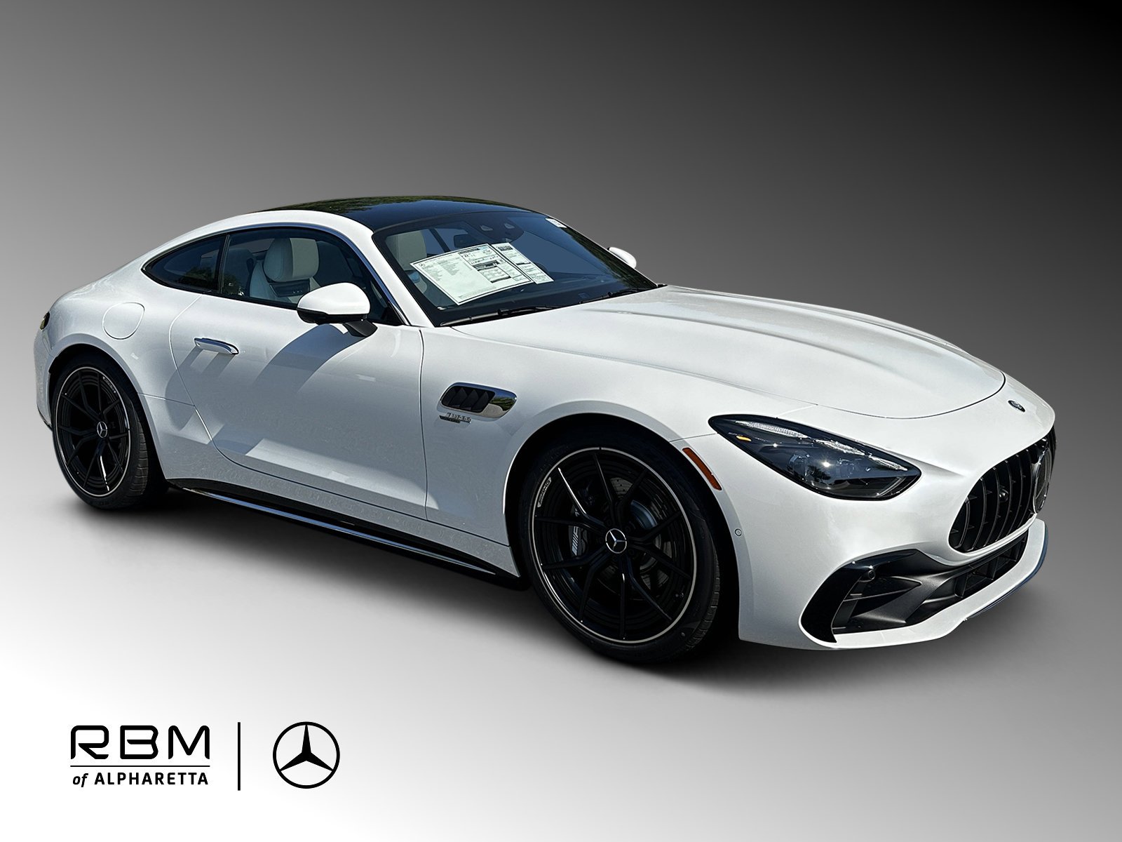 New 2026 MANUFAKTUR Moonlight White Metallic Mercedes-Benz AMG® GT 43 image 1
