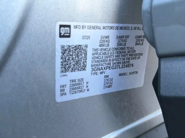 Used 2026 Sterling Gray Metallic Chevrolet LT image 34