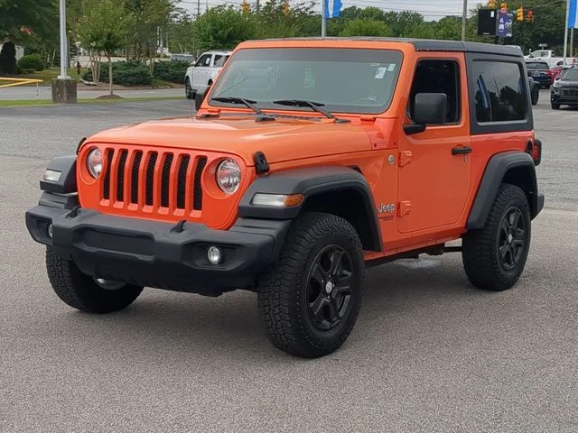 Used 2020 Orange Jeep Sport S image 7