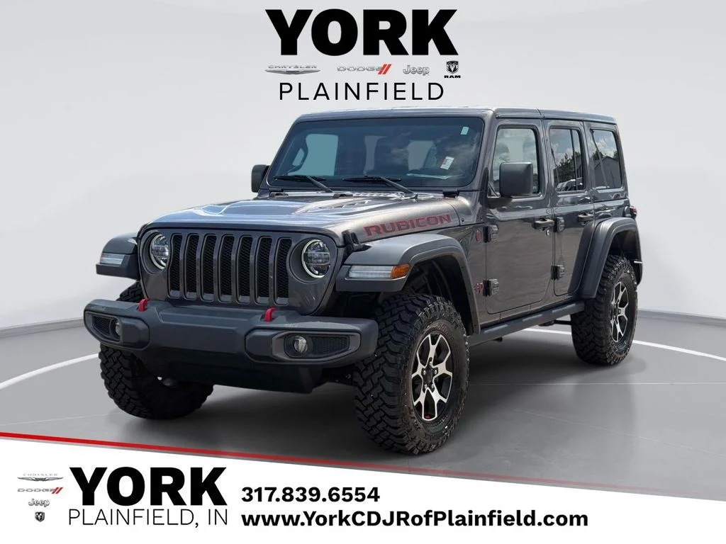 Used 2020 Gray Jeep Unlimited Rubicon image 1