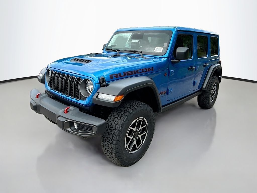 New 2026 Hydro Blue Pearl-Coat Exterior Paint Jeep Rubicon image 8