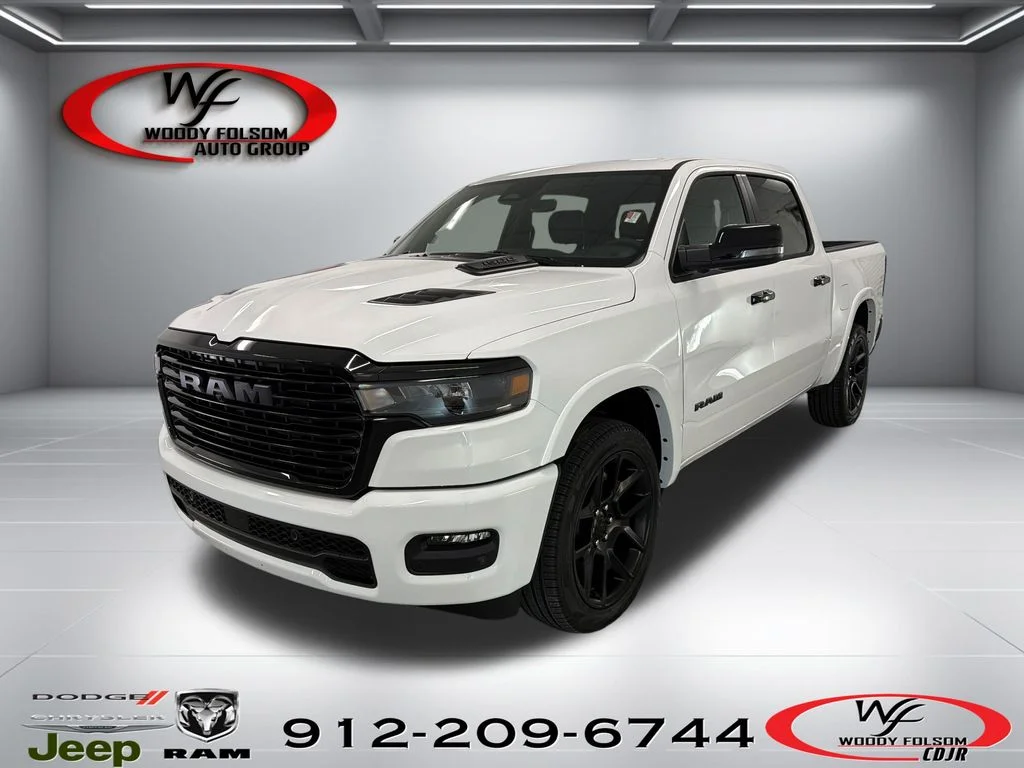 New 2026 Bright White Clear-Coat Exterior Paint RAM Laramie image 1