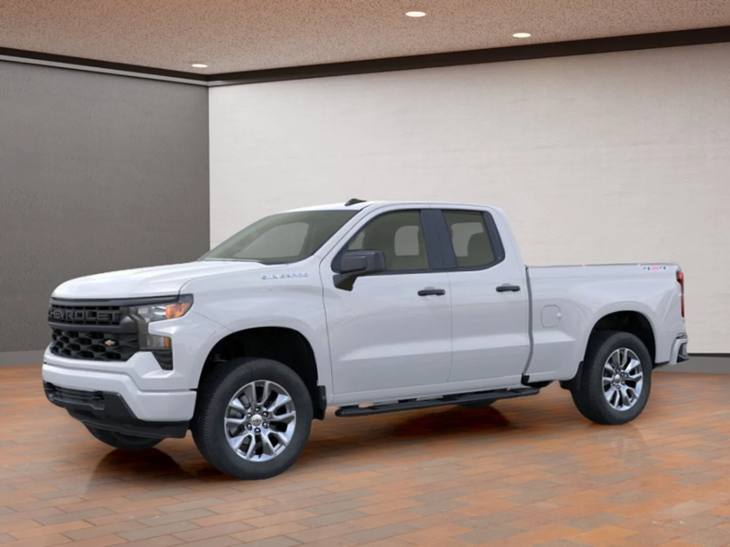 New 2026 White Chevrolet Double Cab Standard Box 4-Wheel Drive Custom image 2