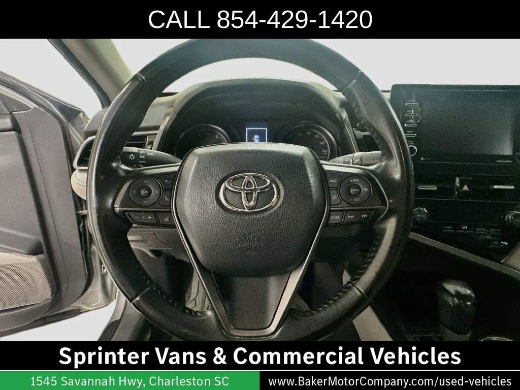 Used 2021 Silver Toyota SE image 12