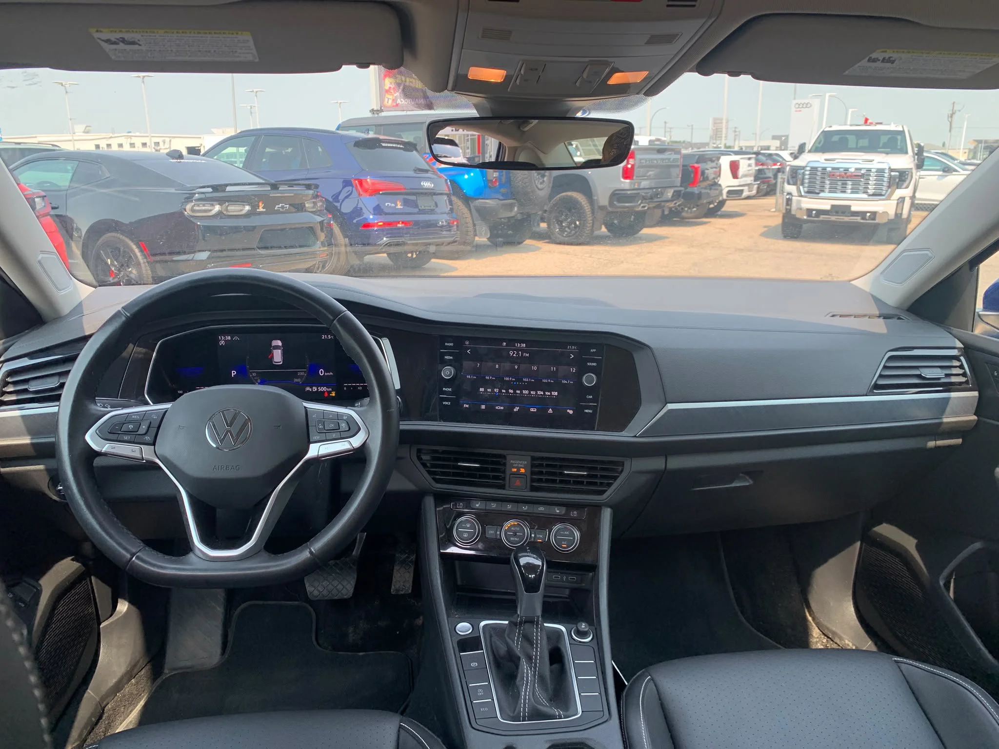 Certified Used 2023 Rising Blue Metallic Volkswagen Comfortline*Htd Leather | Htd Wheel | Adaptive Cruise | Remote Start | Lane Keep Assist | CarPlay image 8