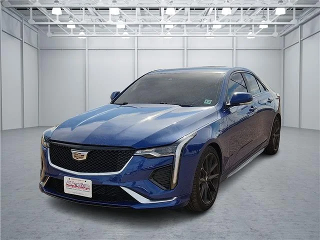 Used 2020 Wave Metallic Cadillac V-Series Rear-wheel Drive image 1