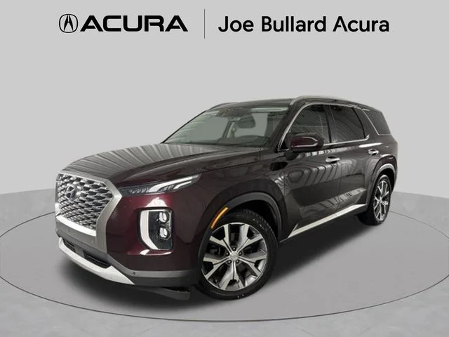 Used 2021 Burgundy Hyundai SEL image 1
