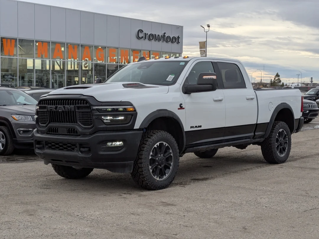 New 2026 White RAM Rebel - - 4x4 - 6.7L Cummins HO Diesel - Level 1 Grp - 5th Wheel Tow Grp & More! image 4