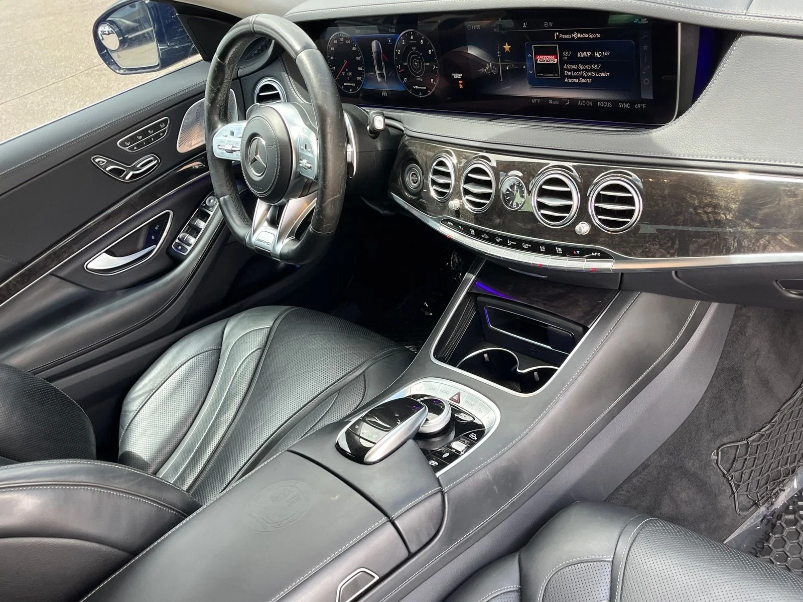 Used 2019 Obsidian Black Metallic Mercedes-Benz S 63 AMG® image 8