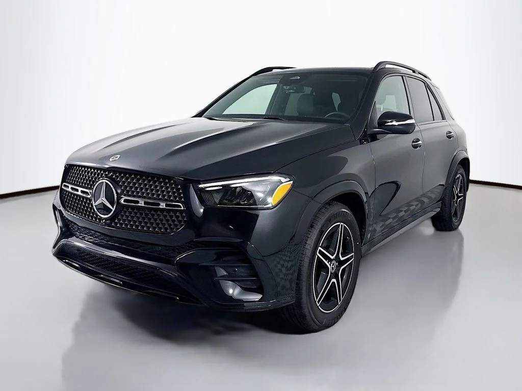 Certified Used 2026 Obsidian Black Metallic Mercedes-Benz GLE 350 image 1