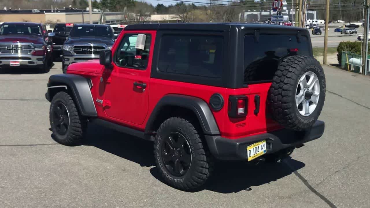 Used 2021 Firecracker Red Clearcoat Jeep Sport S image 6