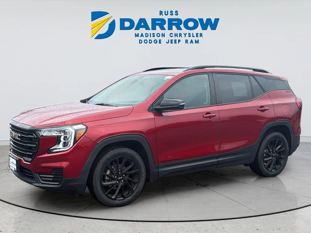 Used 2023 Red GMC SLE image 1