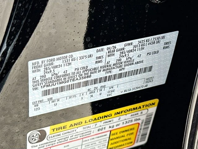 New 2026 Black Ford Platinum image 21