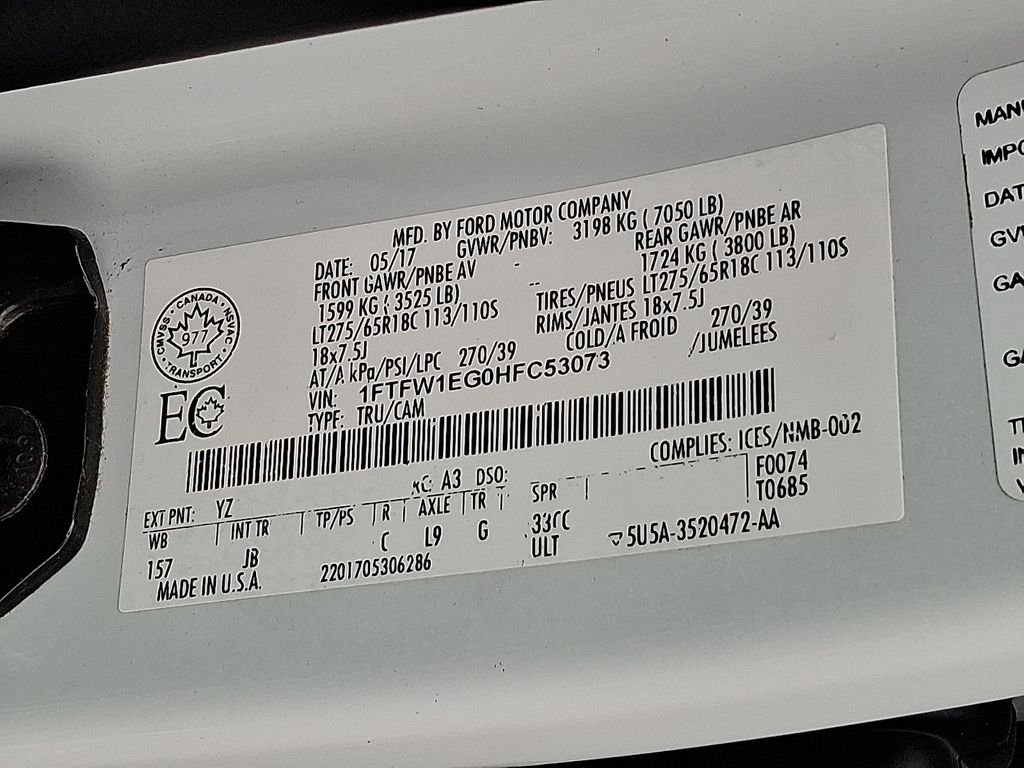 Used 2017 White Ford  image 27