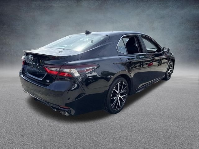 Used 2023 Midnight Black Metallic Toyota SE image 8