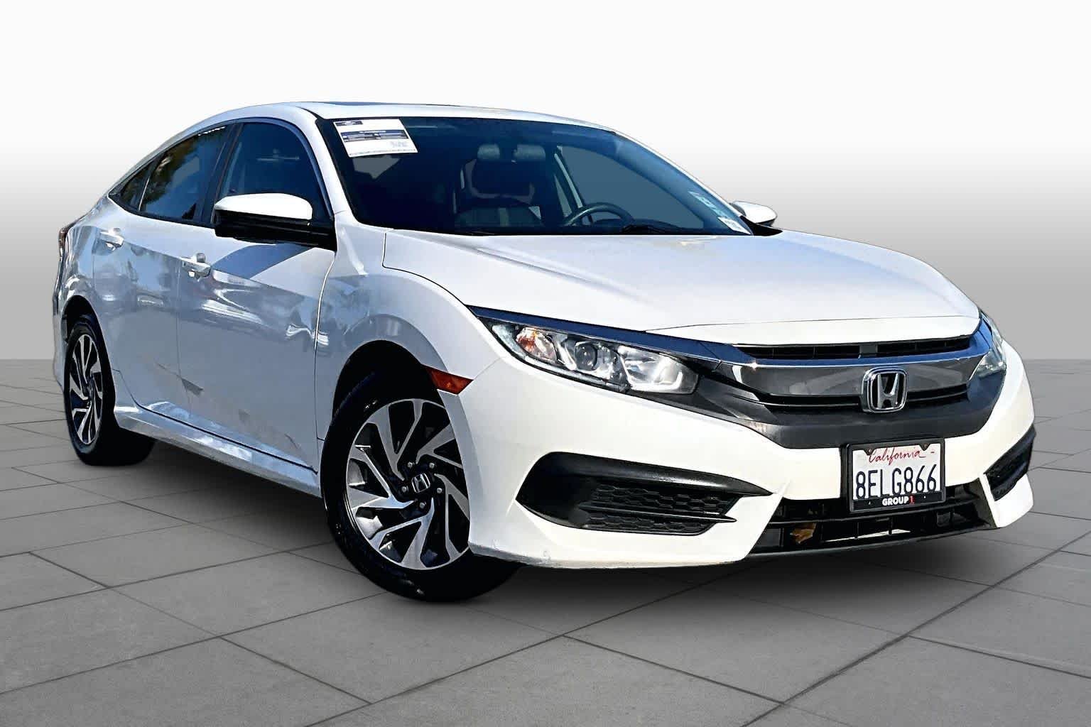 Used 2018 WHITE ORCHID PEARL Honda EX image 2