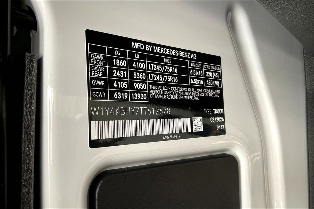 New 2026 Arctic White Mercedes-Benz Cargo 144 WB image 11