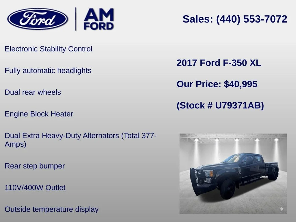Used 2017 Shadow Black Ford XL image 12