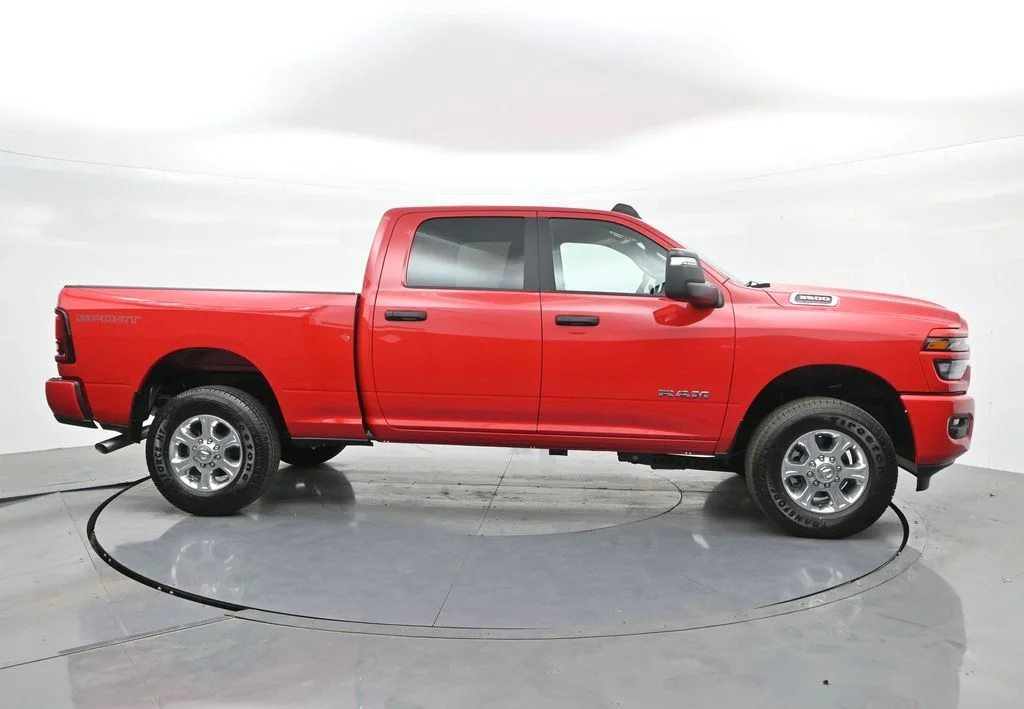New 2026 Flame Red Clear-Coat Exterior Paint RAM Big Horn image 6