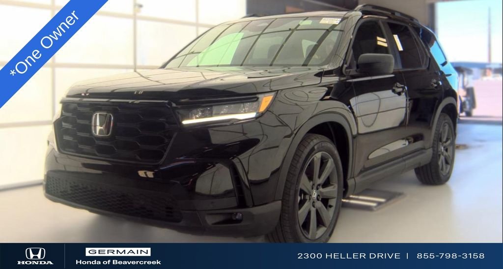 Certified Used 2025 Black Honda Sport image 1