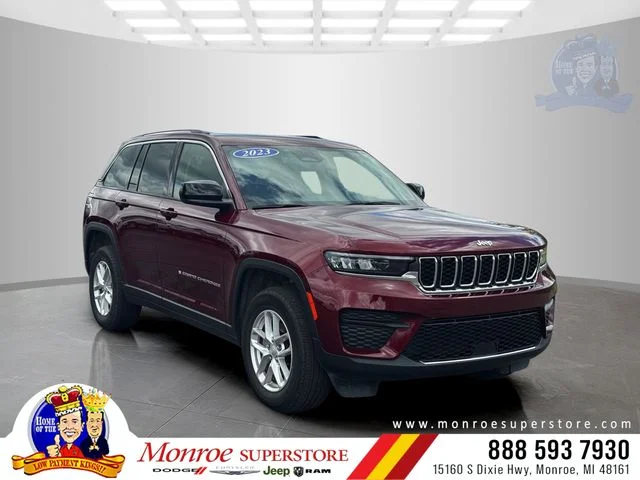 Certified Used 2023 Red Jeep Laredo image 1